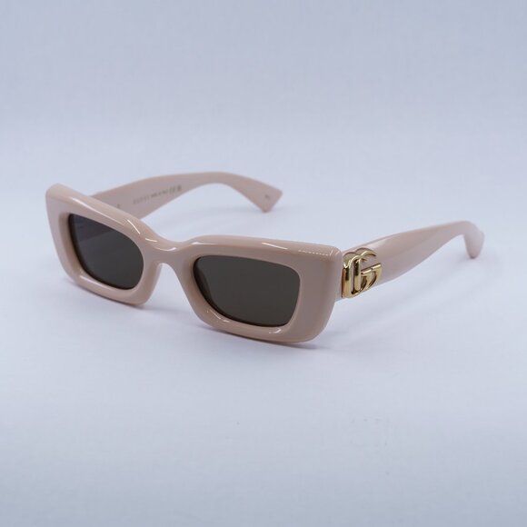 🕶️ New Gucci GG1827S 005 Sunglasses - Pink Frame, Brown Lenses - Picture 1 of 10